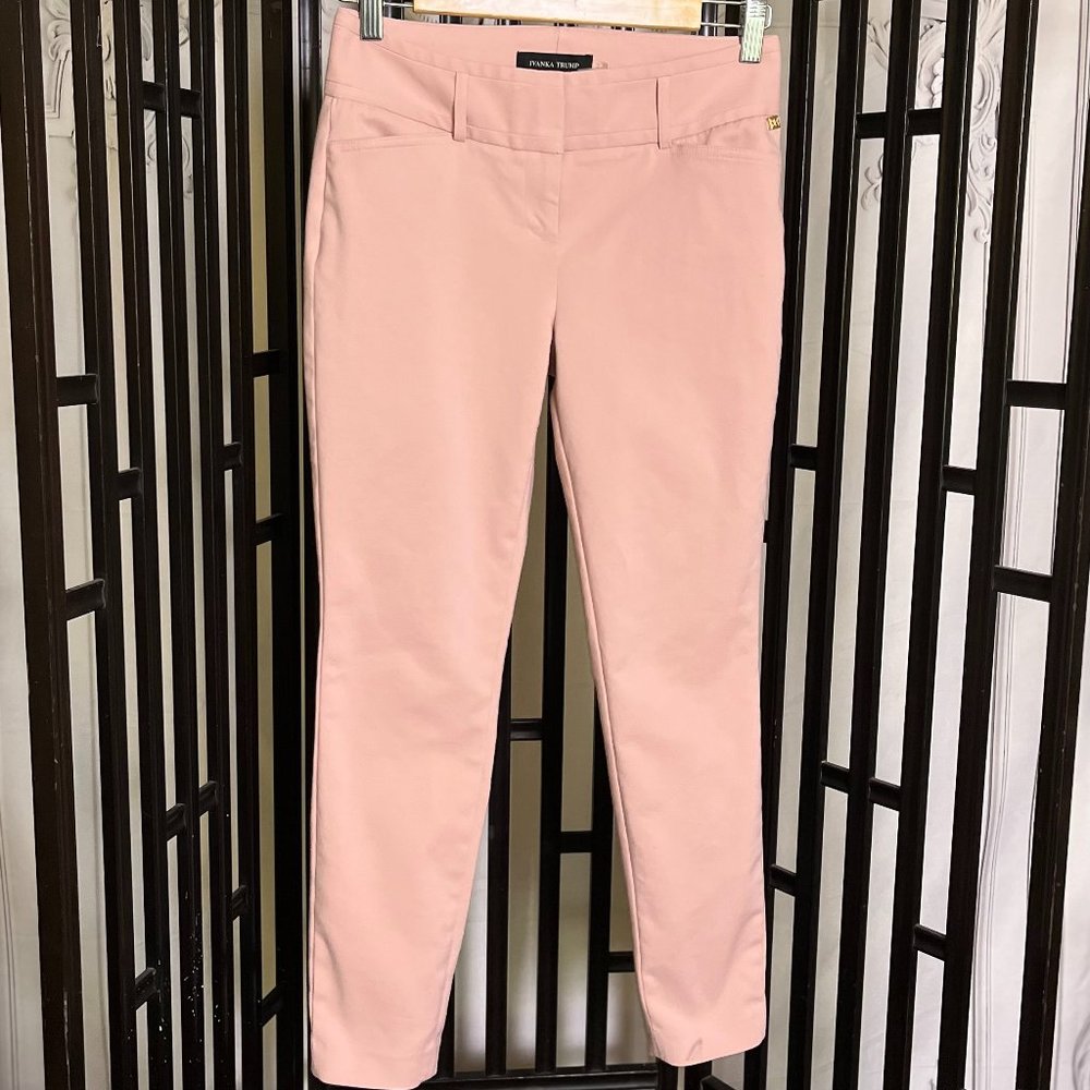 Ivanka Trump Blush Pink Tailored Trousers - Size 2 - Like New Condition
